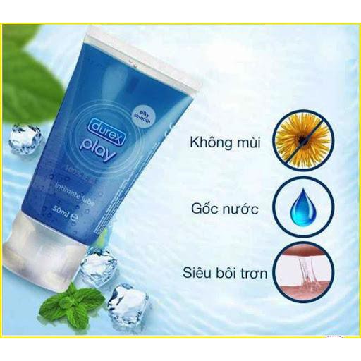 Combo 2 Hộp Gel Bôi Trơn Âm Đạo Durex Play 50ml, Chiết Xuất 100% Từ Lô Hội Giúp Tăng Độ Ẩm Tự Nhiên, Khoái Cảm Dâng Trào