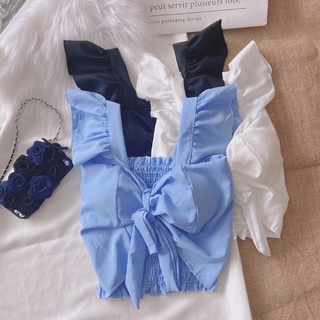 Áo croptop cánh tiên có mút