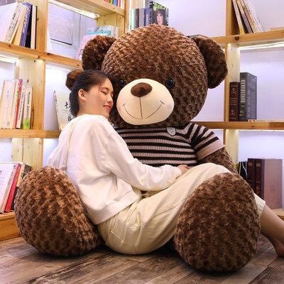 Gấu Teddy Lông Hoa Hồng Mặc Áo tphcm, Teddy Khổng Lồ 1m5 ,Thú Bông Cute, Qùa Tặng Sinh Nhật