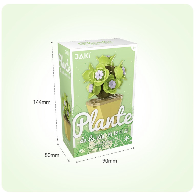 Đồ chơi lắp ráp hoa, chậu hoa cây cảnh mini độc đáo nhiều mẫu Jaki