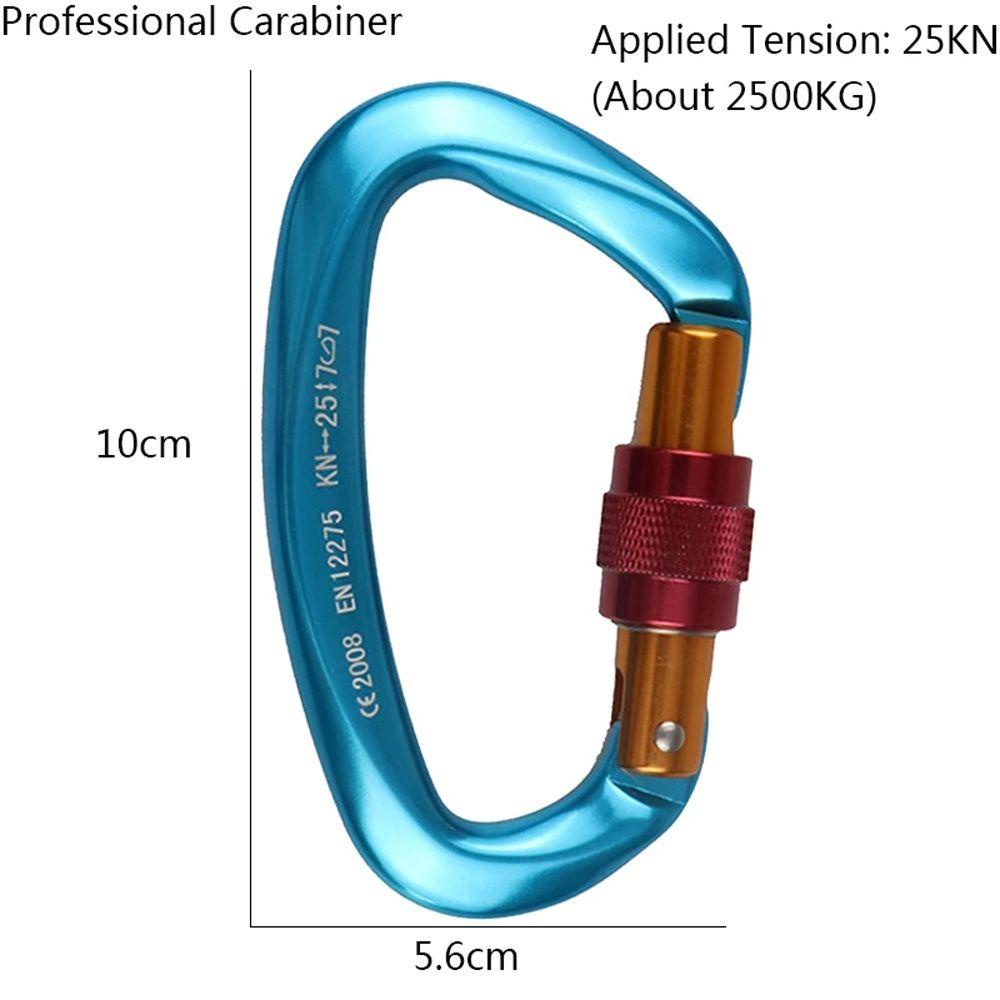 Móc Khóa Carabiner Dùng Leo Núi Chuyên Nghiệp
