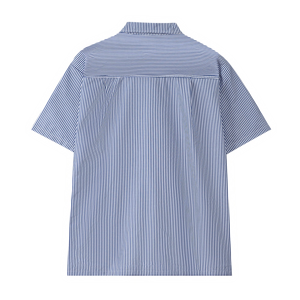 ÁO SƠMI CỘC TAY JACK LANE STRIPED, Áo sơ-mi kẻ sọc nam nữ form rộng, Local Brand JACK LANE
