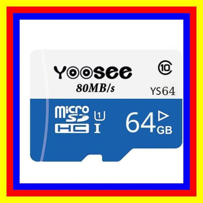 ( Bảo Hành 2 Năm), Thẻ nhớ Yoosee 128GB , 64GB , 32Gb, Class10 Tự lưu tự xóa - dành cho camera và các thiết bị điện tử