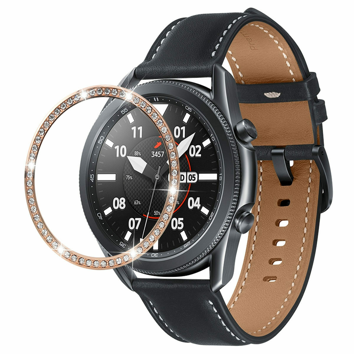 Vành Đính Đá Bảo Vệ Mặt Đồng Hồ Thông Minh Samsung Galaxy Watch 3 41mm