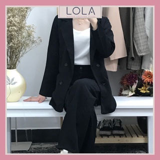 Áo Blazer nữ 1 lớp mặc mùa hè LOLA Fashion [Ảnh Video thật] - Style Ulzzang cá tính