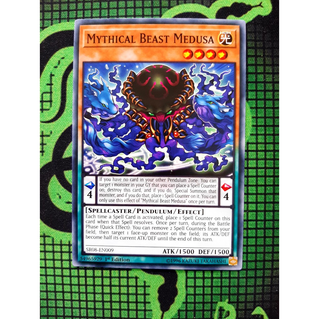 [ Đỗ Lạc Shop ] Thẻ Bài Yugioh Pen Mythical Beast Medusa Common