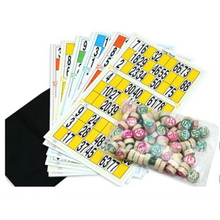 Cờ loto giấy bằng gỗ giá rẻ