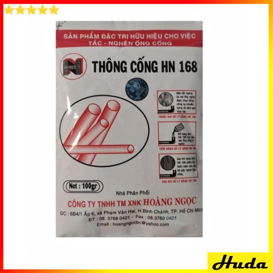 Bột thông cống cực mạnh HN168 100gr Thái Lan  DSG