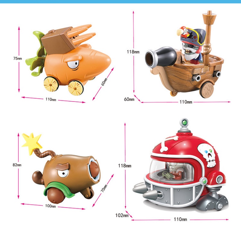 Bộ đồ chơi Plants vs. Zombies vui nhộn cho bé