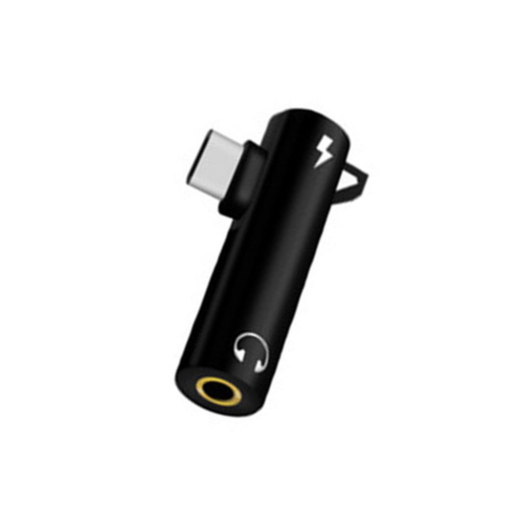 2 in 1 Type-c to 3 5mm Jack Phone Adapter USB C Earphone Charging Converter Replacement for Xiaomi 6/Huawei