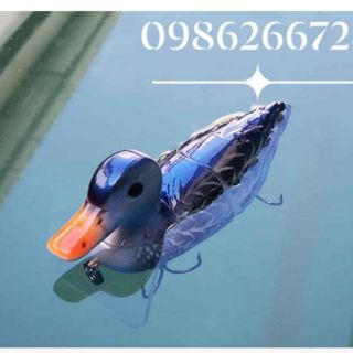 Mồi Câu Lure Hình Vịt 3D Siêu Nhạy