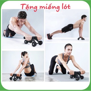 Con lăn tập cơ bụng 4 bánh