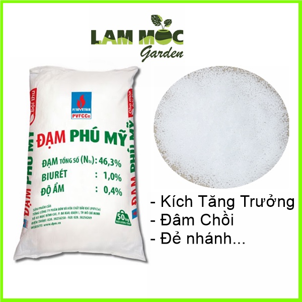 Phân Đạm - Ure -Diêm Lạnh tăng trưởng cây trồng - Gói 1 Ký