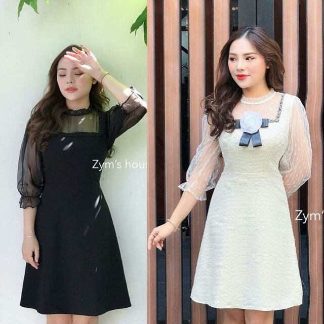 Đầm xòe thun
