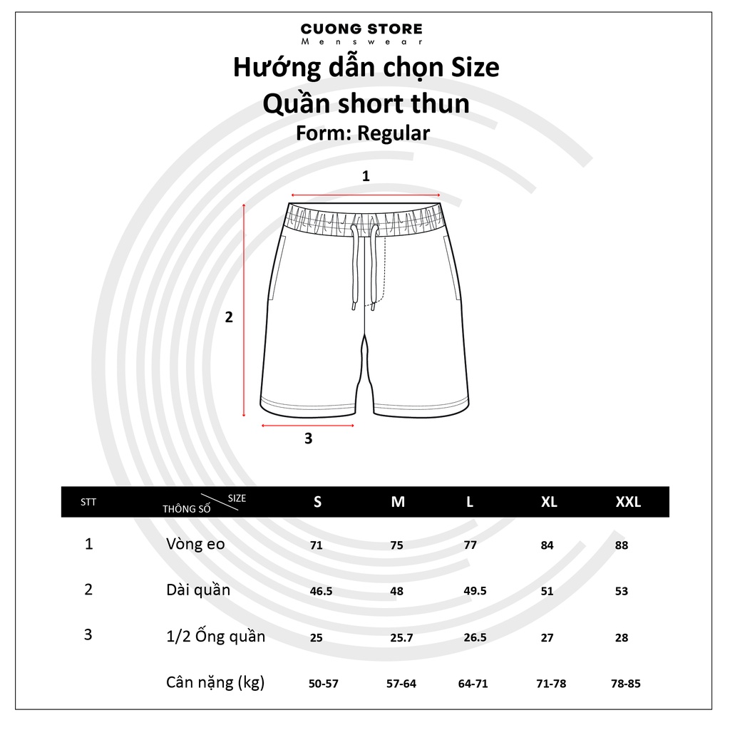 Quần short thun thể thao cao cấp 6005 CHEMICAL chất vải dày dặn co giãn thoải mái kiểu dáng thời trang - MENFIT