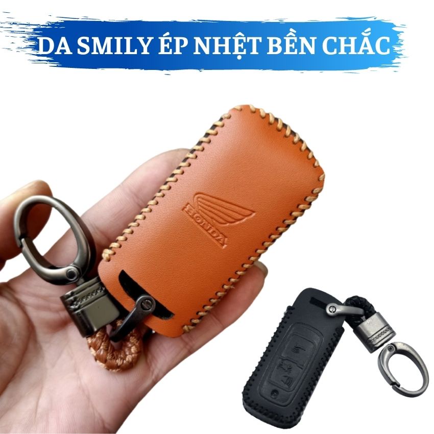 Bọc Chìa Khóa Smartkey Xe SH , Sh Mode , Vision 2022_2023 Bọc Smartkey mẫu Mới Chất Liệu da Simily ép nhiệt