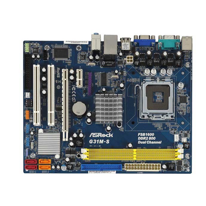 Combo main Asrock G31 + ram 2gb + CPU E5300 + Quạt +Fe _Xuong_PC _TRUMPC