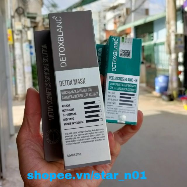 Combo Detox Blanc số 1 + 13 Dưỡng Da - Giảm Mụn Cao Cấp (hàng chuẩn công ty)