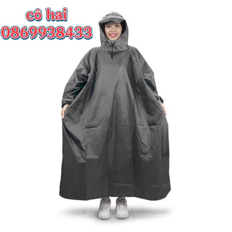 ÁO MƯA BÍT KÍN CAO CẤP KO XẺ TÀ VẢI VẨY CÁ ( sỉ ib)