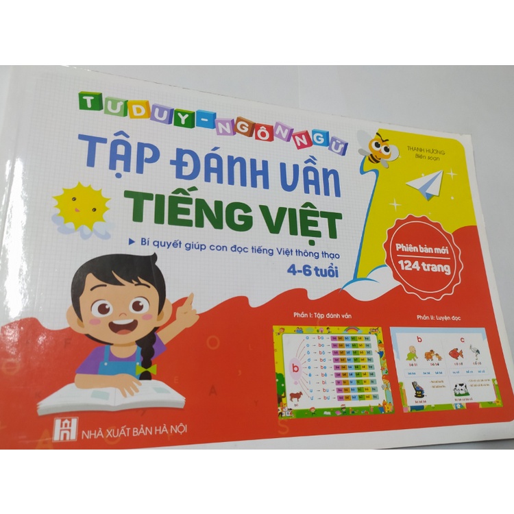 Tập đánh vần tiếng Việt +Chinh phục toán học cho bé từ 4-6 tuổi chuẩn bị vào lớp 1