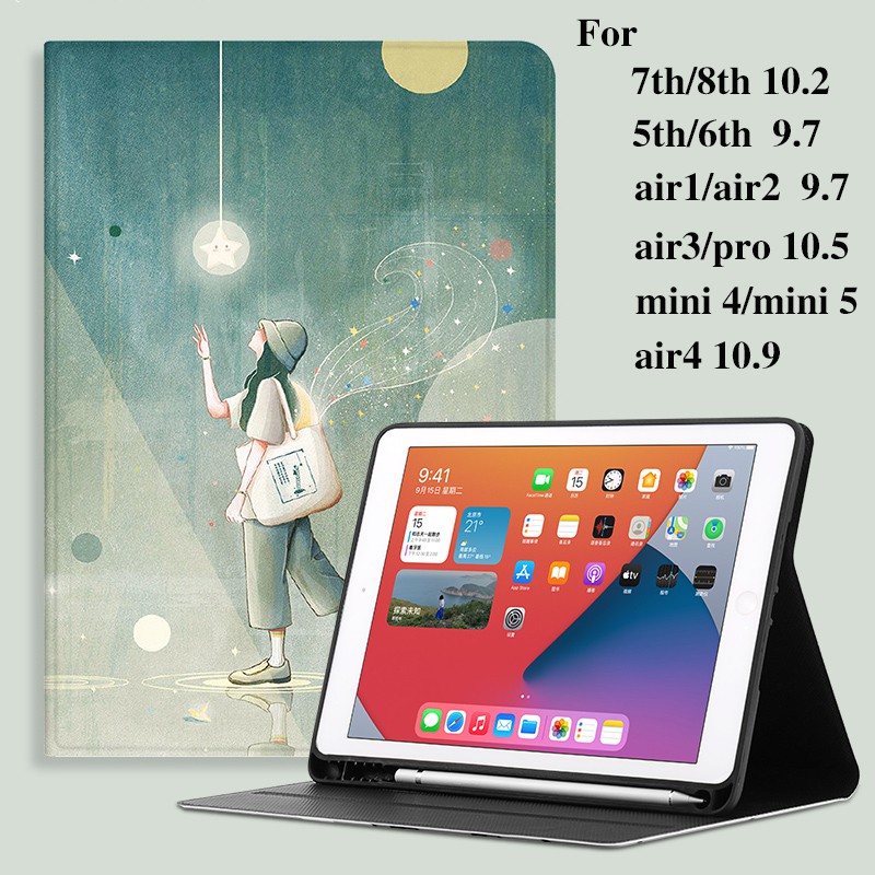 Ốp Máy Tính Bảng Cho iPad gen 8 gen 7 10.2 gen 6 gen 5 9.7 air 4 10.9 pro 11 iPad 2-3-4 air 1 air 2 air 3 Mini 12345 pro 10.5 pro 9.7