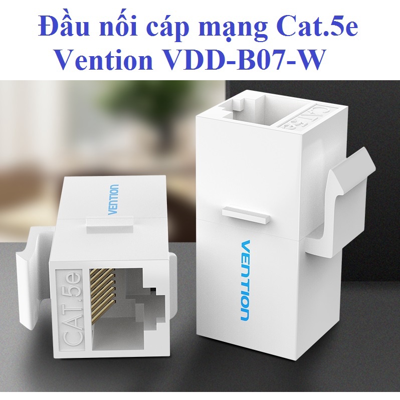 Đầu nối dài cáp mạng Cat5e Vention VDD-B07-W