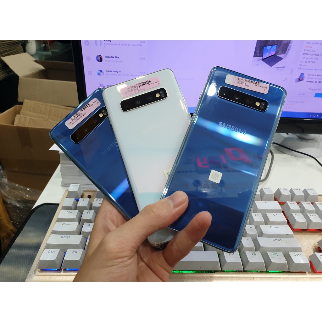 Điện Thoại SamSung Galaxy S10 Bản Mỹ 8/128GB || Chip Qualcomm Snap855 Mạnh mẽ || Máy chuẩn zin đẹp || Tại PlayMobile