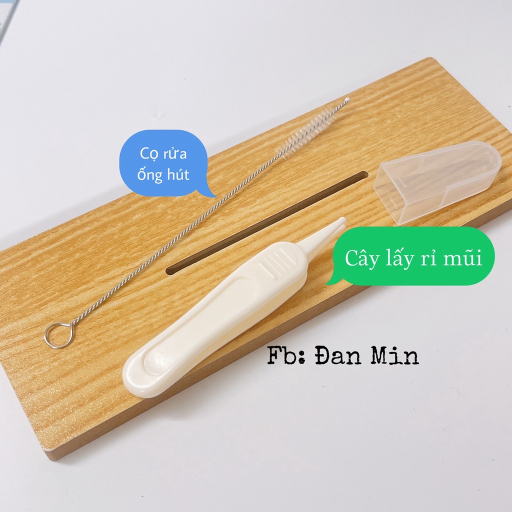 Dây hút mũi đầu silicon mềm cho bé, Ống hút mũi an toàn cho bé