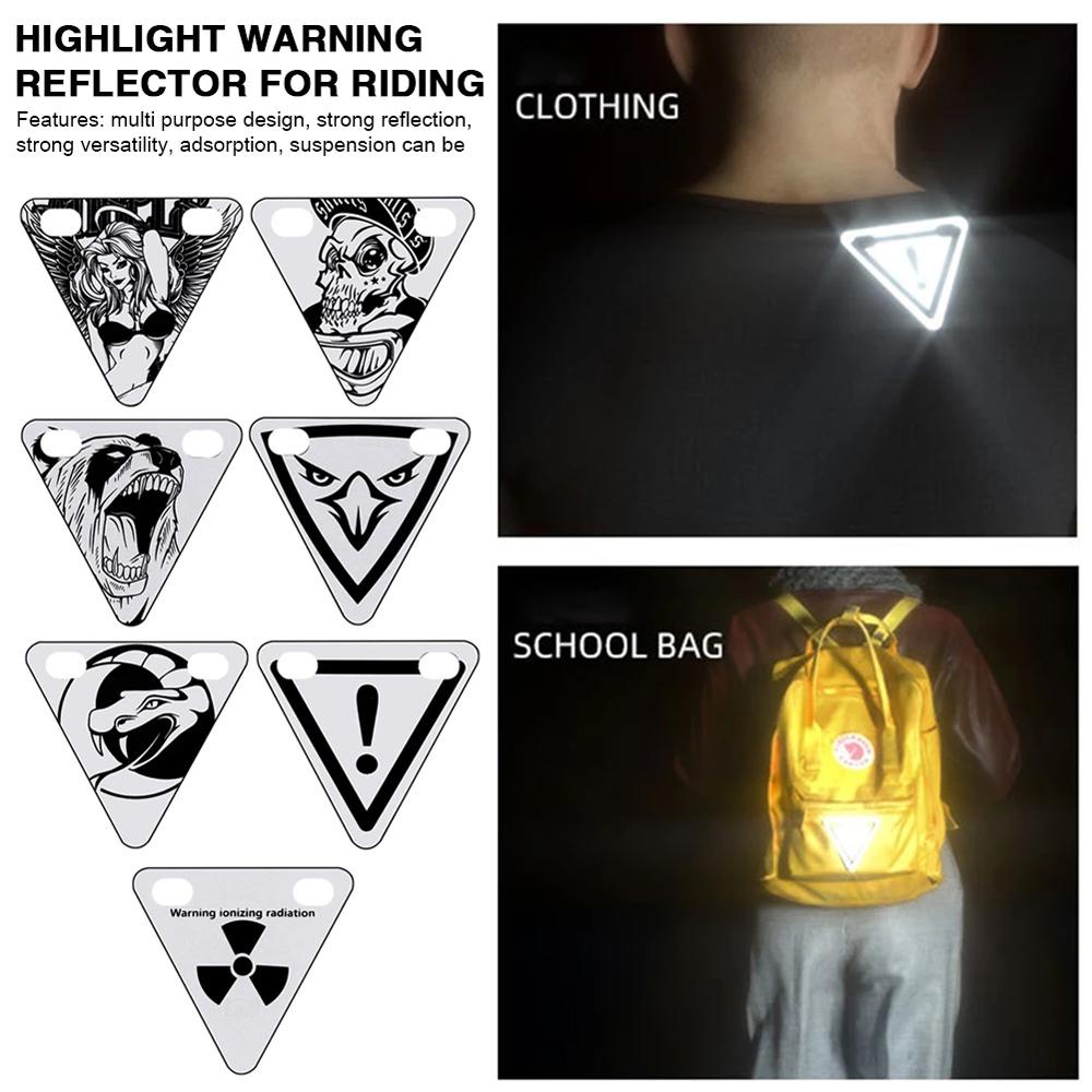 Miếng Dán Phản Quang Trang Trí Xe Đạp Nhỏ Gọn Tiện Dụng