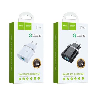 Cốc /bộ sạc nhanh Hoco c12Q C42A hỗ trợ Quick charge 3.0 18W
