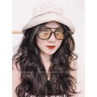 ( Ảnh Thật ) Kính mát flackbee vàng rêu
