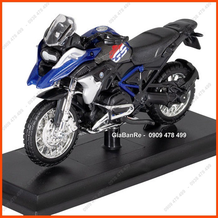 Xe Mô Hình Moto Bmw R1200 GS Tỉ Lệ 1:18 - Maisto - Xanh - 8755