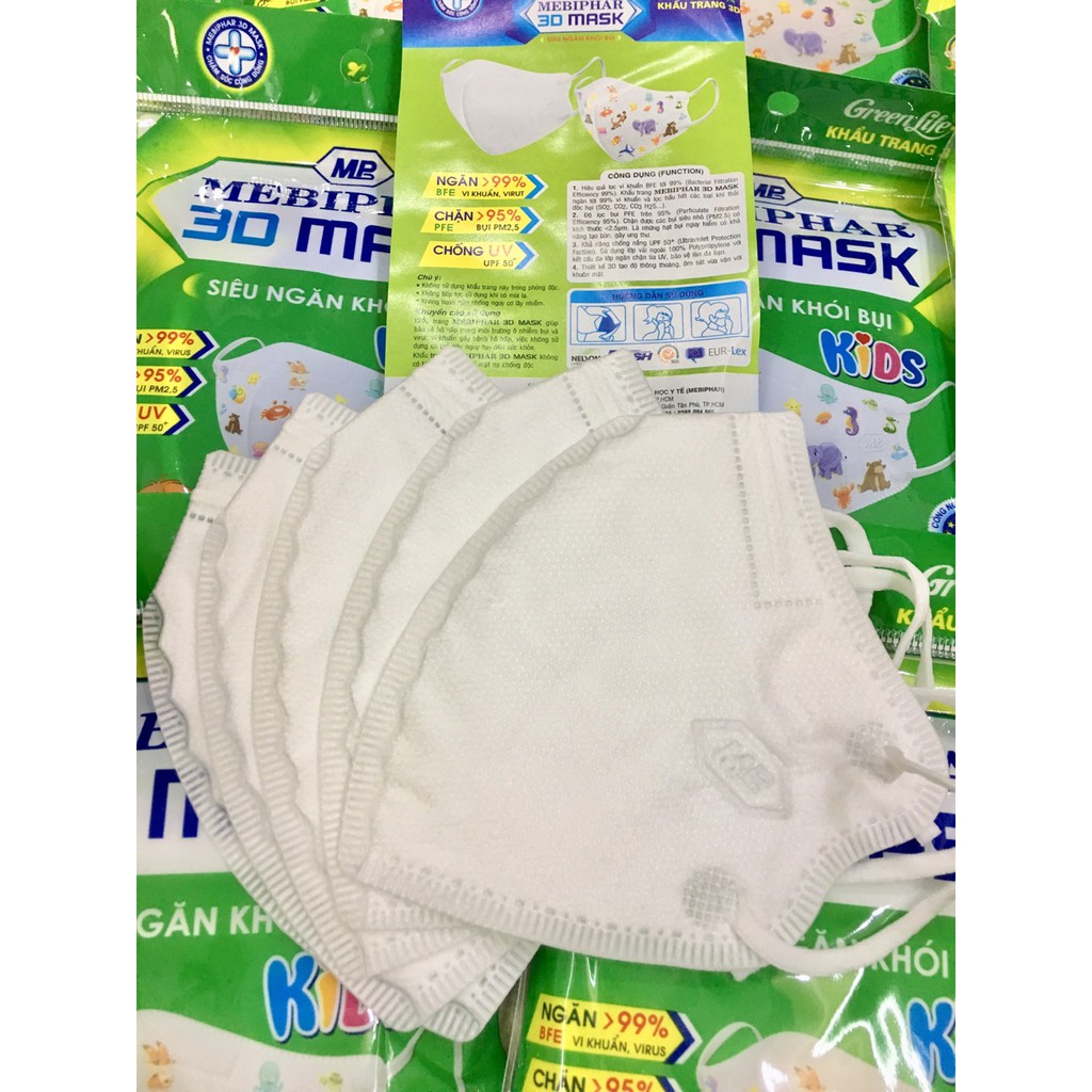 [Hết] KHẨU TRANG MEBIPHAR 3D MASK [KID] 5 CHIẾC/TÚI | BigBuy360 - bigbuy360.vn