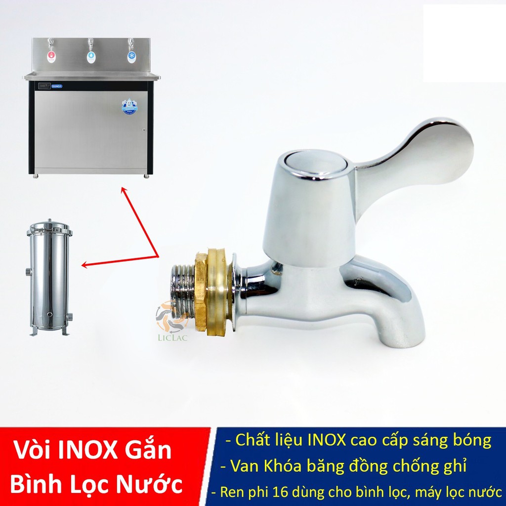 Vòi bình lọc nước, phi 16, binh loc nước uống, vòi bình lọc nước uống phi16-Hàng chính hãng