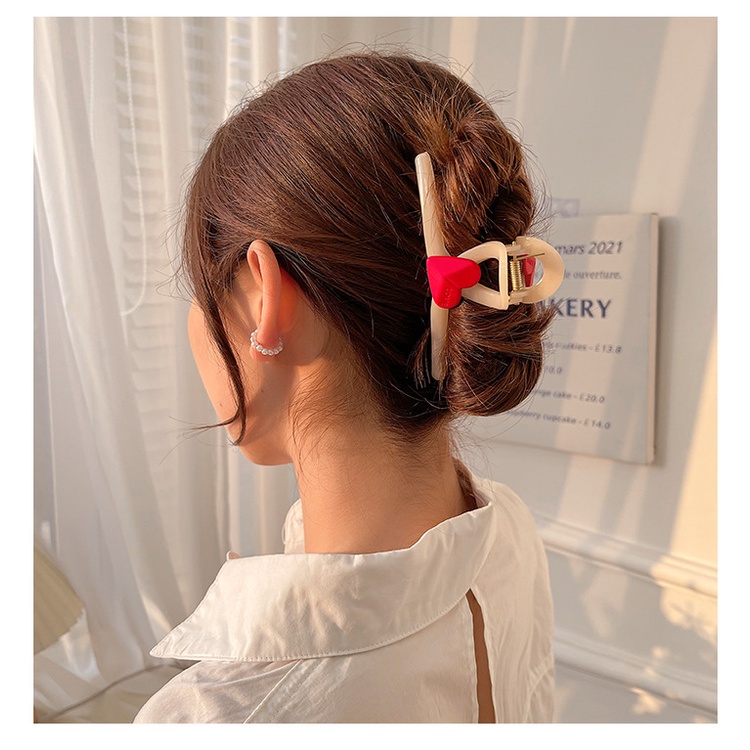 Kẹp Tóc Hình Cá Mập Bằng Acrylic Cỡ Lớn Thời Trang Mùa Hè