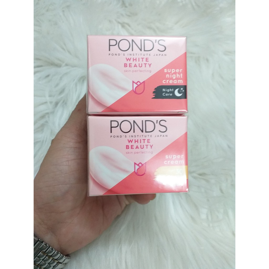 (30g - mẫu mới) Kem dưỡng da trắng hồng rạng rỡ Pond's White Beauty