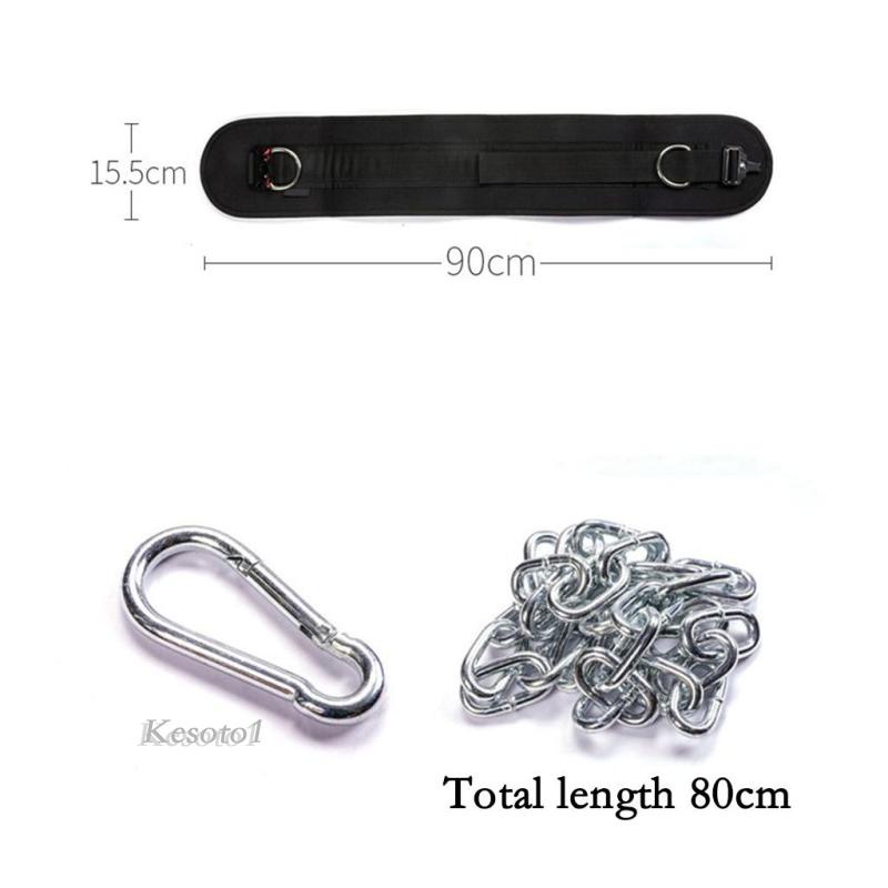 Dây Đai Dày Hỗ Trợ Nâng Tạ Kesoto1 Kèm Dây Xích Hỗ Trợ Lưng