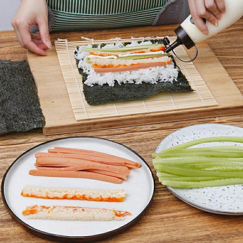 SG - Mành tre cuộn cơm rong biển kimbap cuốn sushi