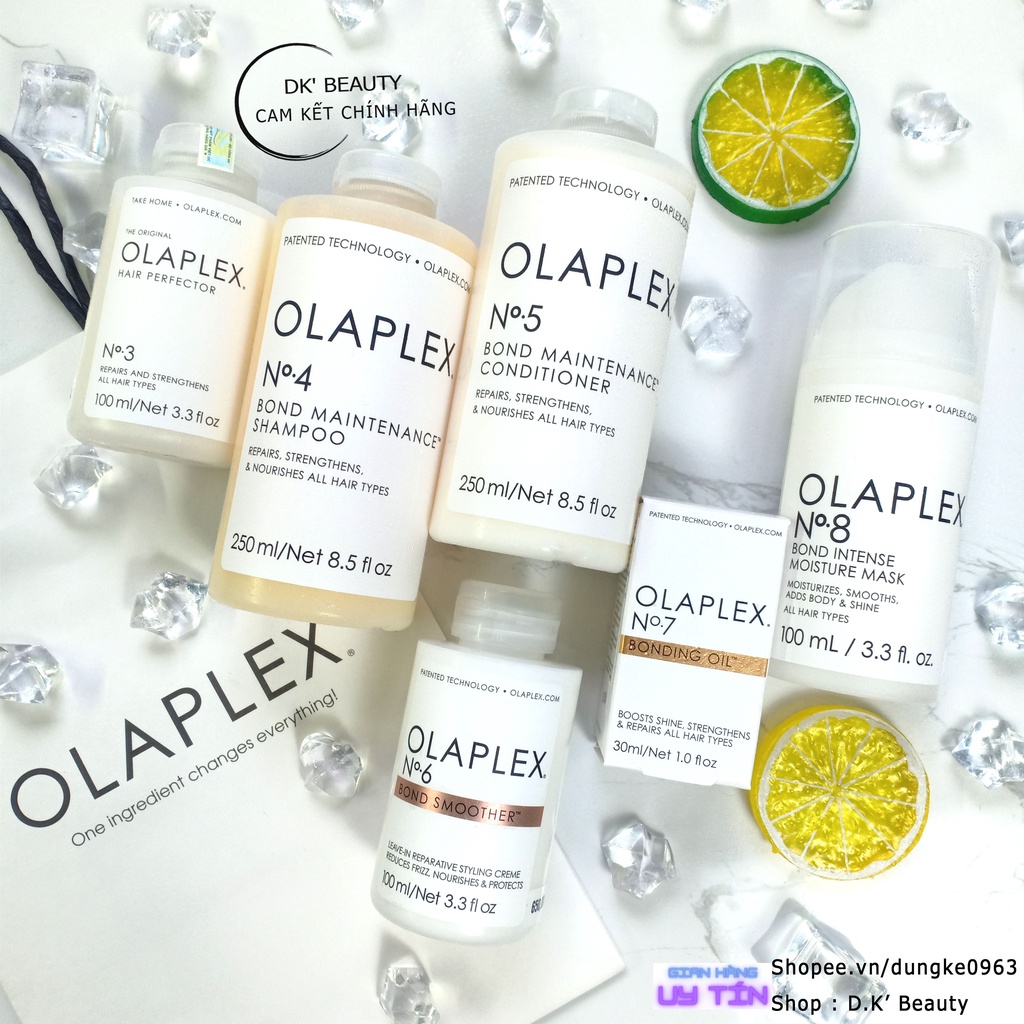 🥇 Gội Xả Olaplex Số 4 5, Xả Khô Olaplex Số 6 Hàn Gắn Liên Kết Tóc