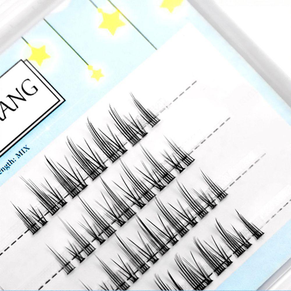 QQMALL Lông Mi Giả 3D 8-12mm Mềm Mại Hỗn Hợp Trang Điểm Tự Nhiên