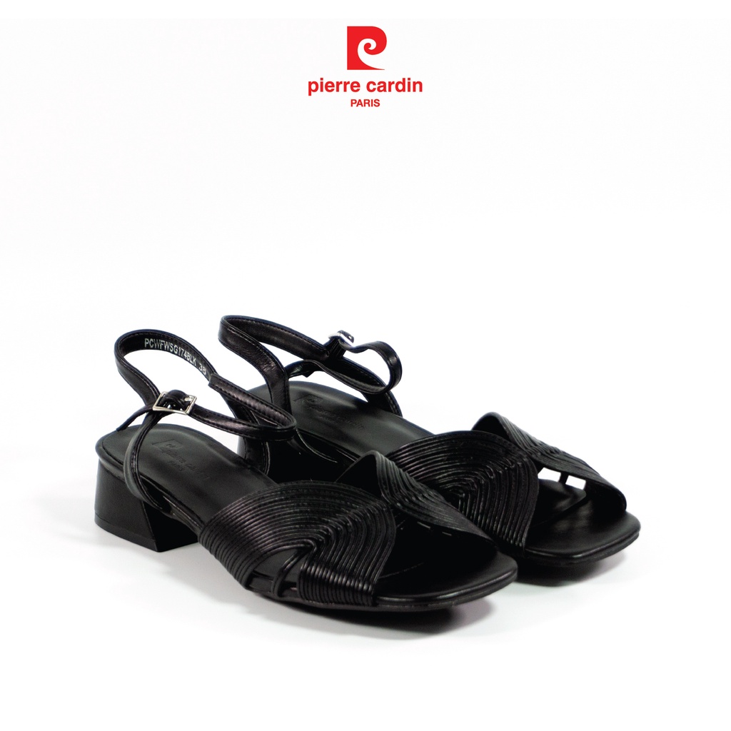 Giày nữ Pierre Cardin có quai, đế cao 5cm - PCWFWS 174