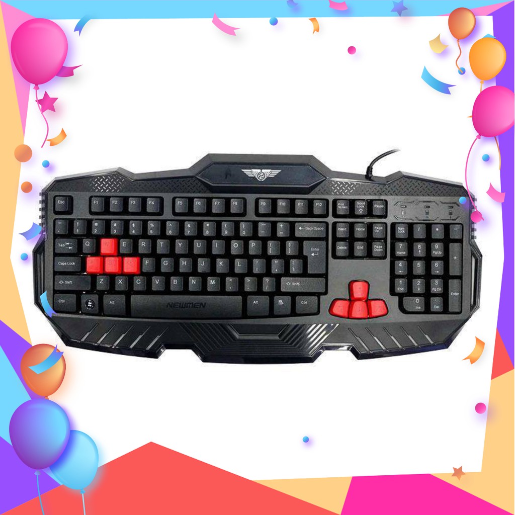 Bàn phím gaming Newmen KB810 full LED màu đen