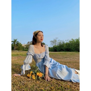 đầm linen midi emma