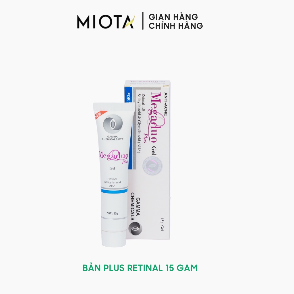 Combo Gel giảm mụn ẩn và thâm Gamma Megaduo Gel, Klenzit 15g/30g