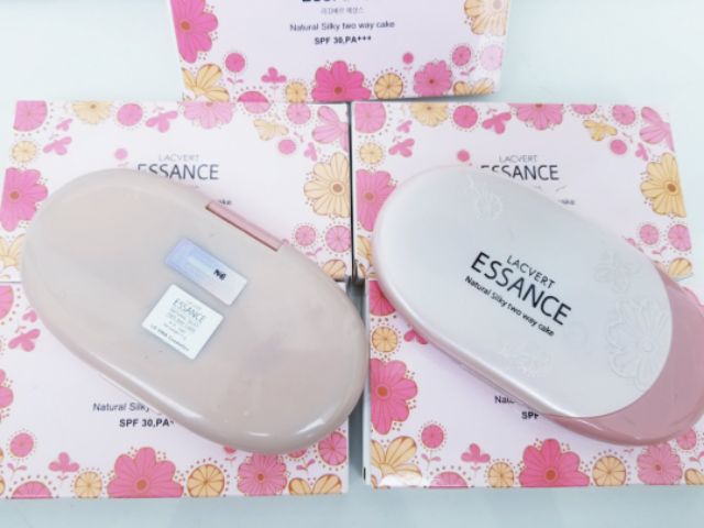 🌸🌸Phấn nền trang điểm siêu mịn tự nhiên ESANCE Natural Silky Two Way Cake SPF 30/PA+++ | BigBuy360 - bigbuy360.vn