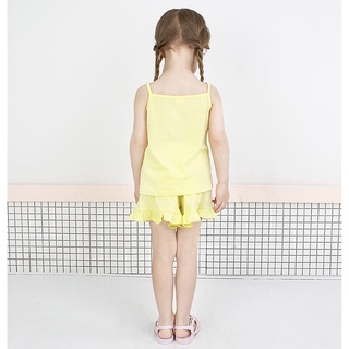 Bộ hè áo 2 dây cho bé gái BPT006 (2 màu vàng và hồng)
