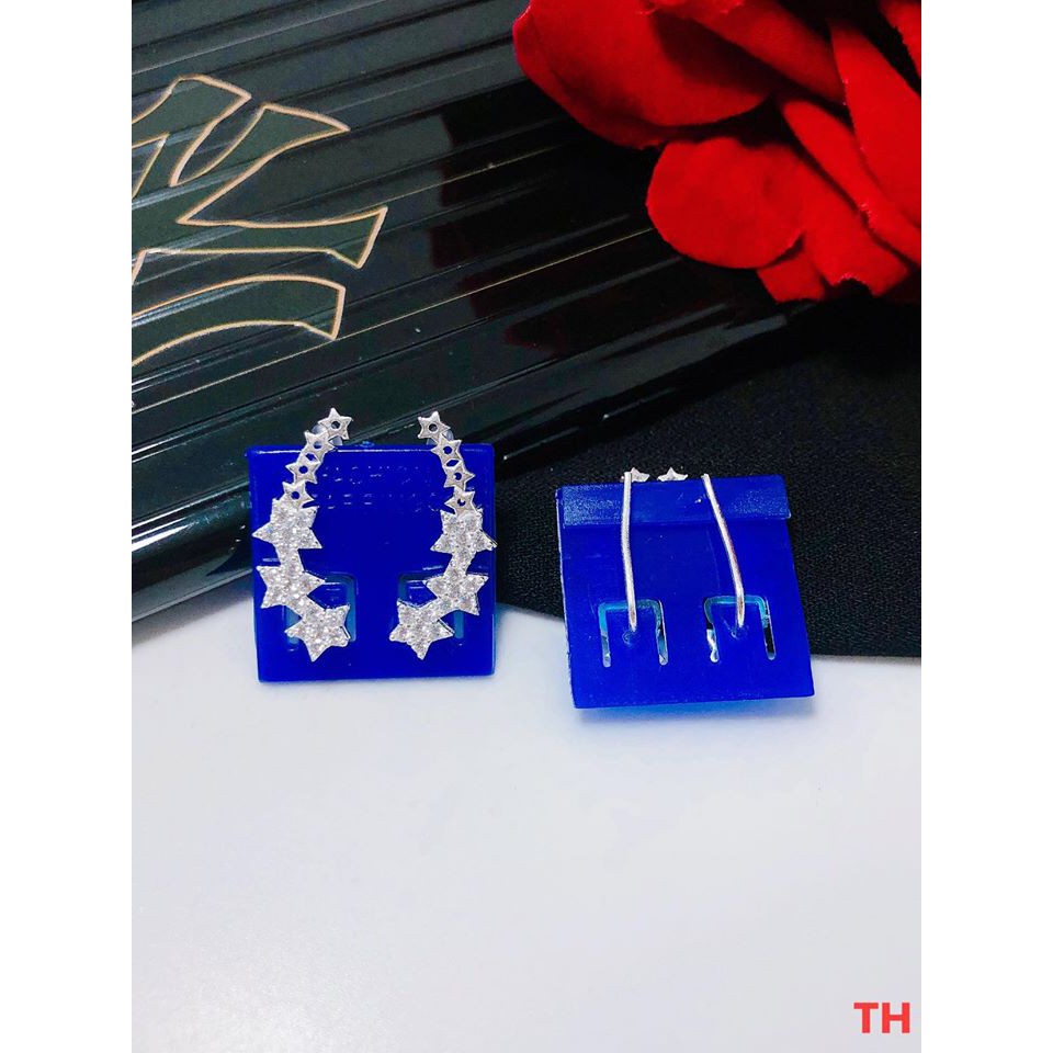 BÔNG TAI NGÔI SAO MAY MẮN BẠC TA