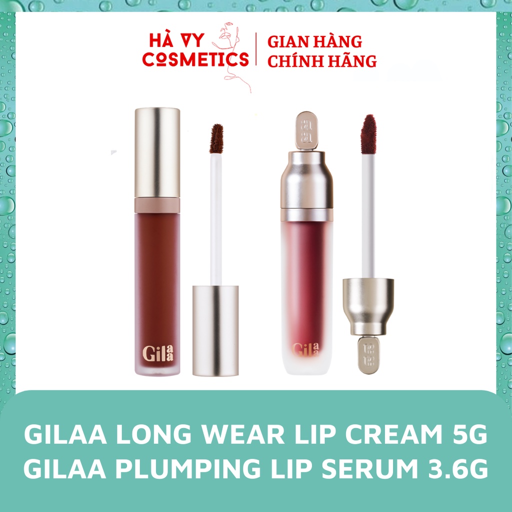 Son kem lì Gilaa long wear lip cream Fullsize (5g) Rich Rosie Collection