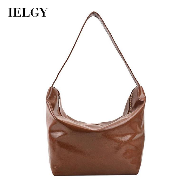 Túi đeo vai IELGY chất liệu mềm mại sức chứa lớn thời trang cho nữ