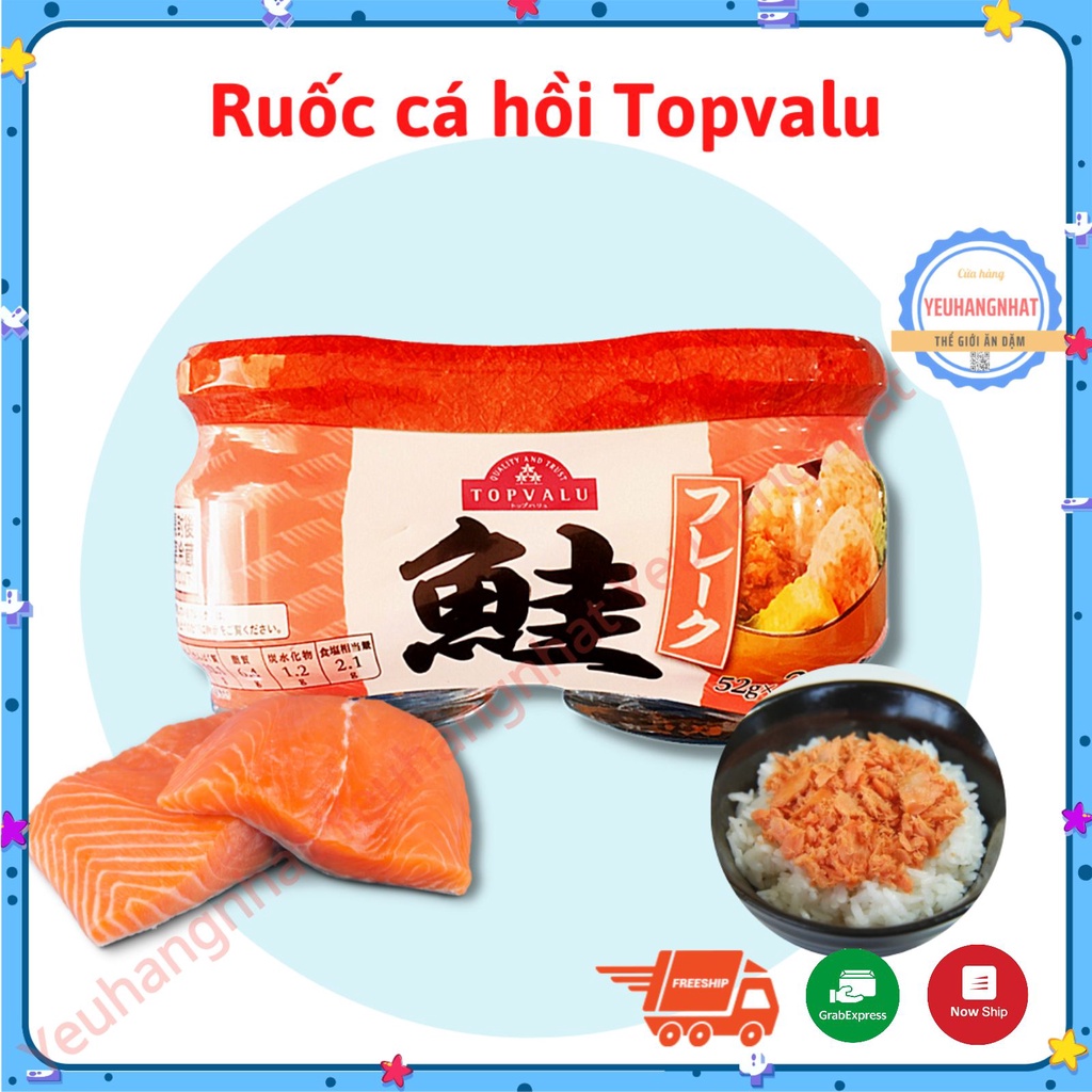 [NHẬT BẢN] Cặp Ruốc cá hồi Aeon Topvalu Nhật Bản